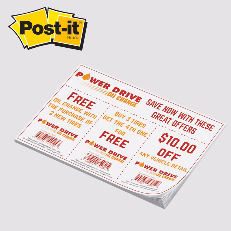 Post-it® Custom Printed Notes - 6 x 8