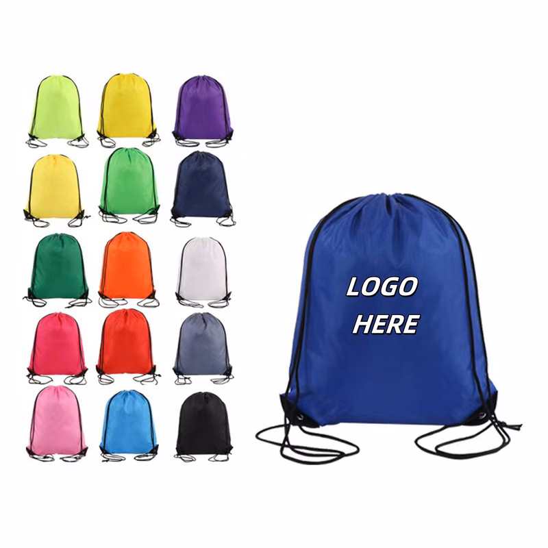 Customizable Drawstring Closure Backpack