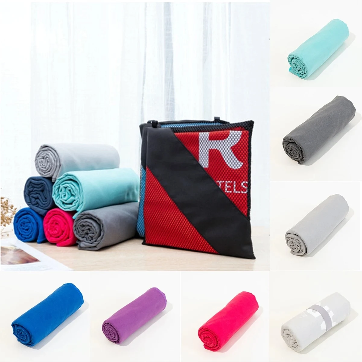 Sports Microfiber Quick Dry Pocket Towel 1