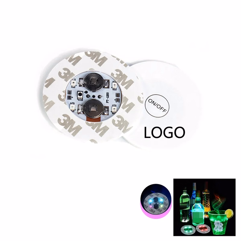 Led Cup Coaster Sticker