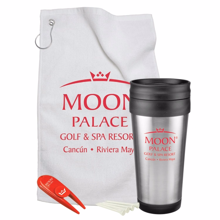 Steel Budget Tumbler Golf Gift Set
