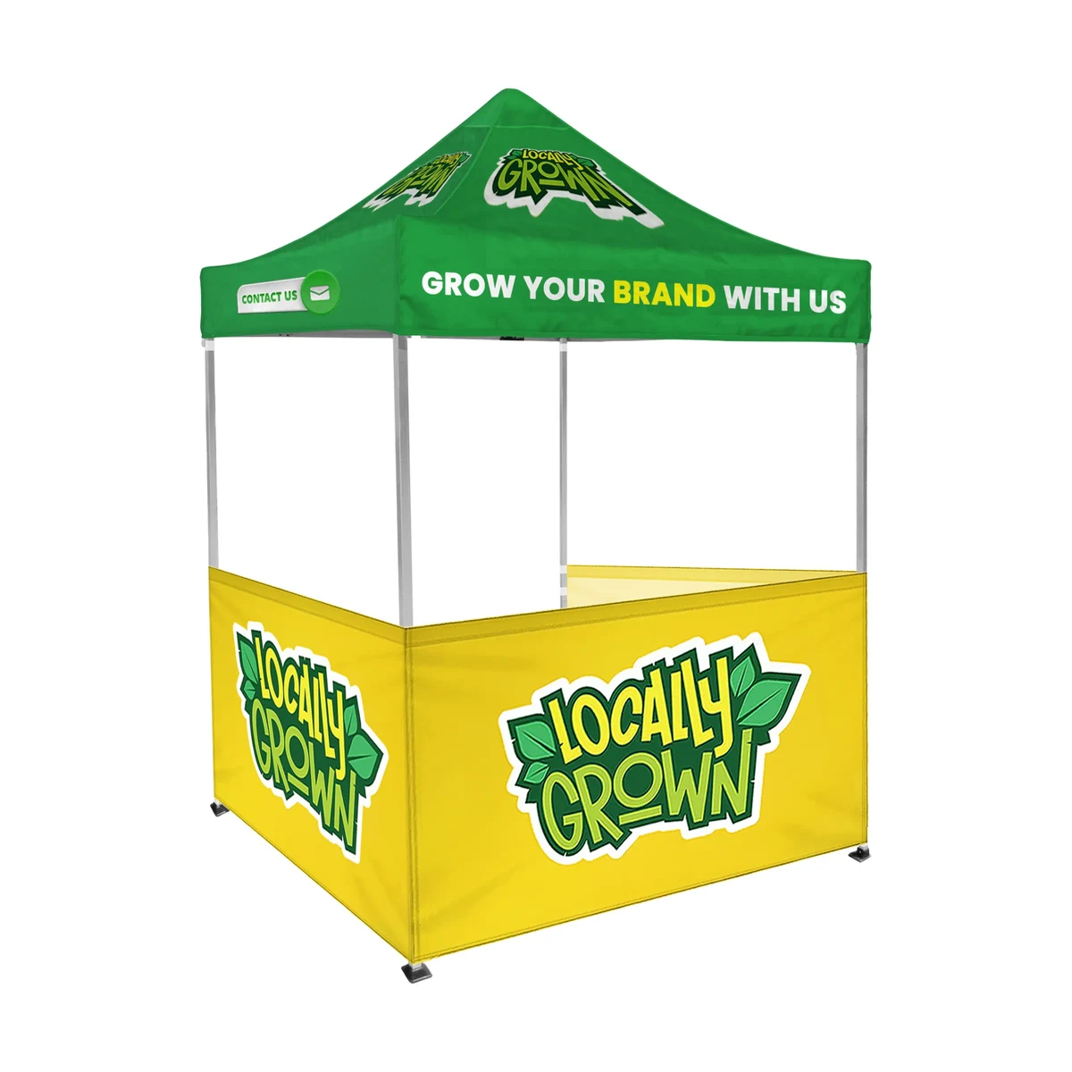 6'x6' Tent Canopy with frame and three half wall 1