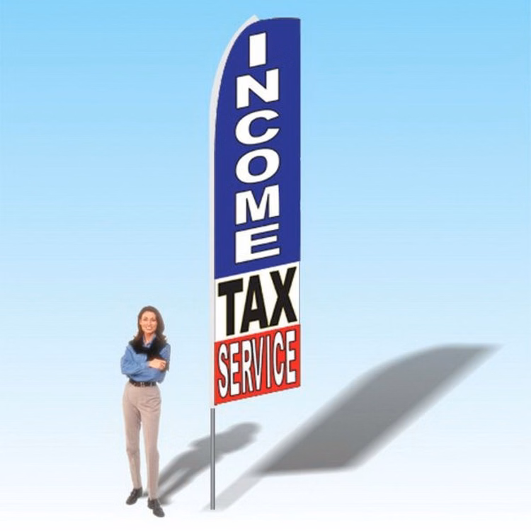 15FT Income Tax Service Advertising Banner Flag