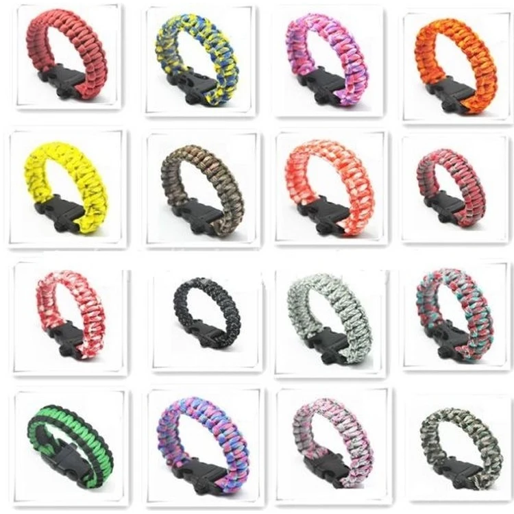Hand Knitted Survival Bracelet 1
