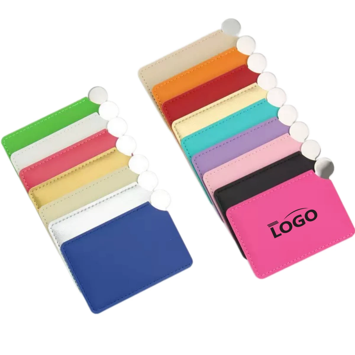 Portable Credit Card Mirror With PU Pouch 1