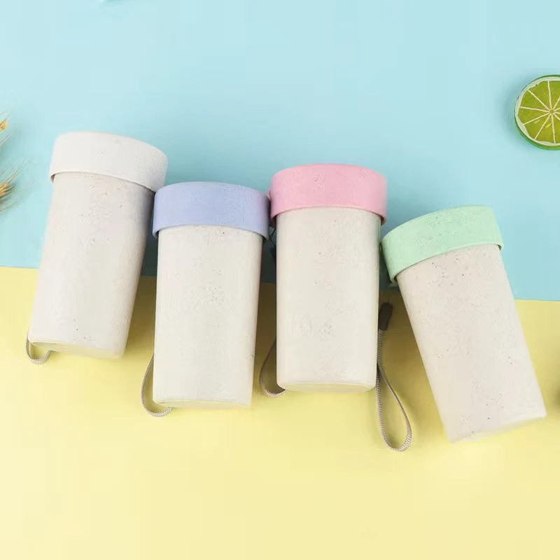 Custom Printed Wheat Straw Cup 1