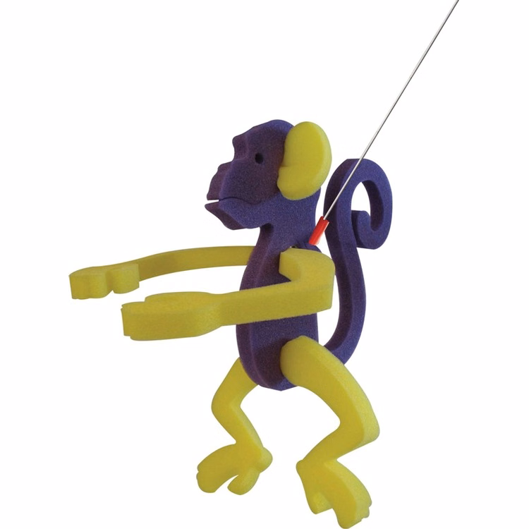 Monkey on a leash