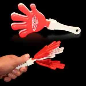 Red White & Red Hand Clapper 1