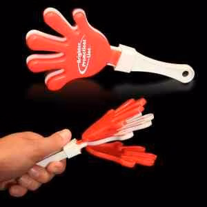 Red White & Red Hand Clapper