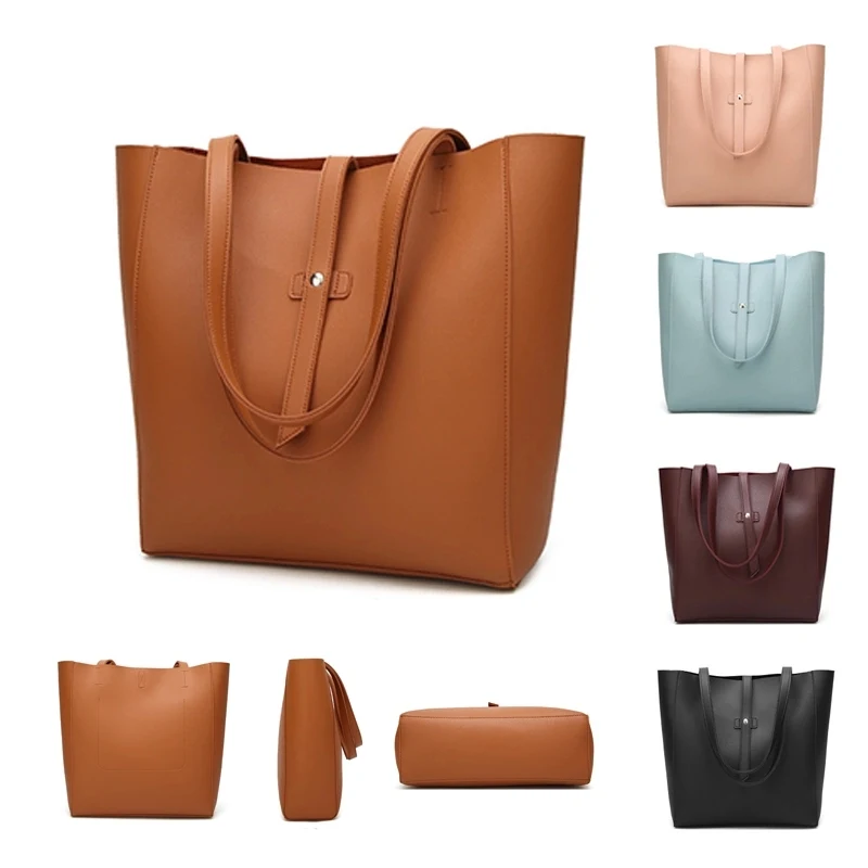 large handbag for women Leather tote bags 1