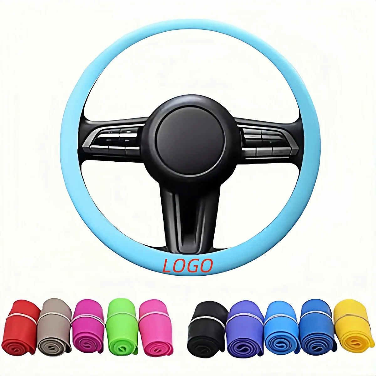 Silicone Car Steering Wheel Protector 1