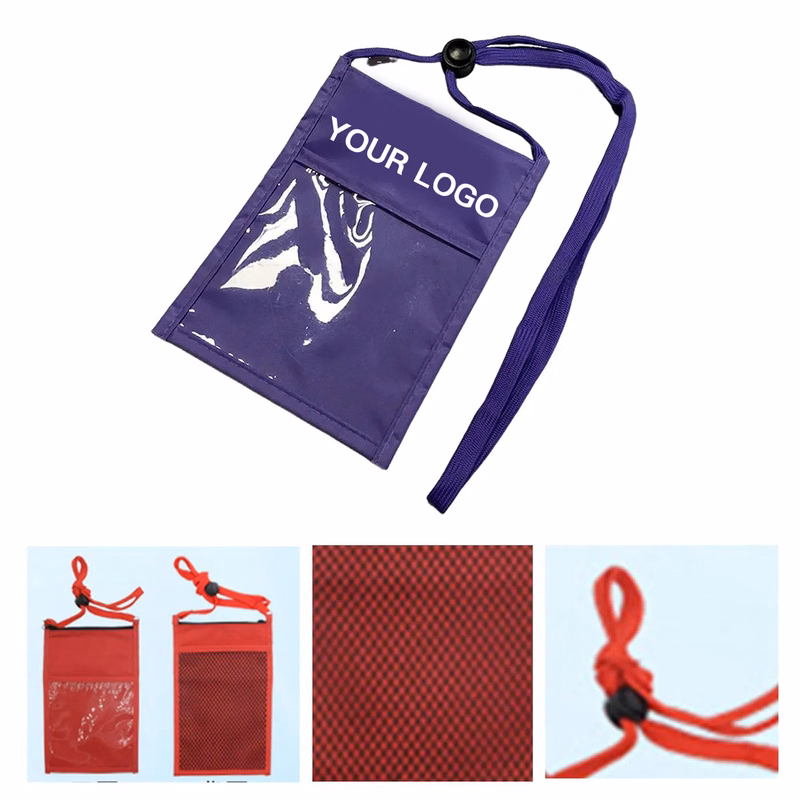 Zippered Neck Organizer for Events and Travel