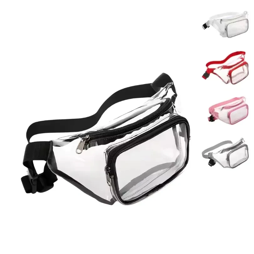 Clear Fanny Pack With Adjustable Strap Stadium Approved 1
