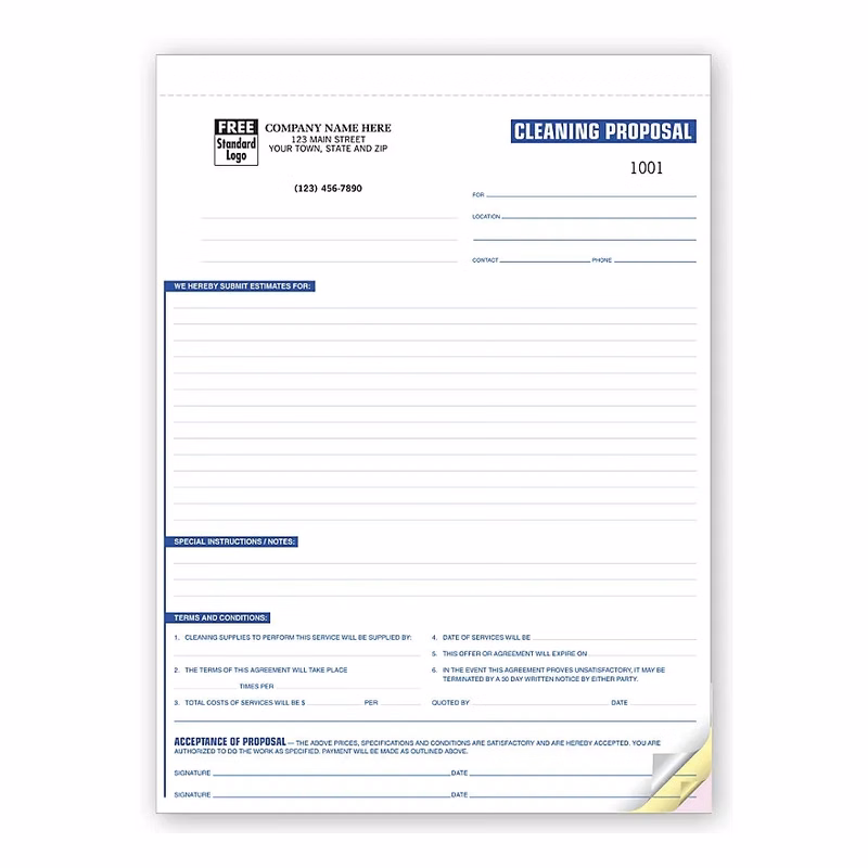 Cleaning Service Proposals