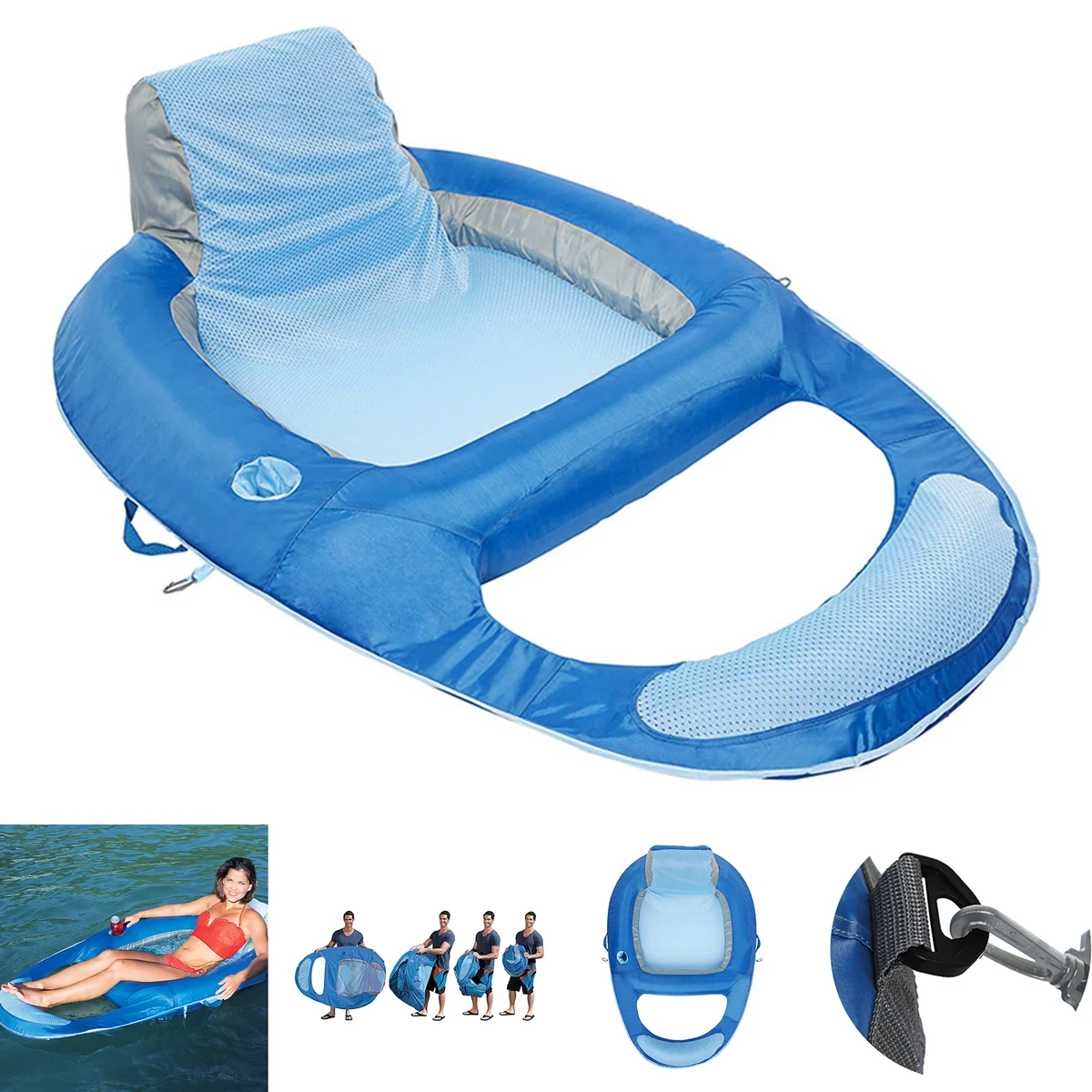 Premium Floating Lounger With Fast Inflation 1