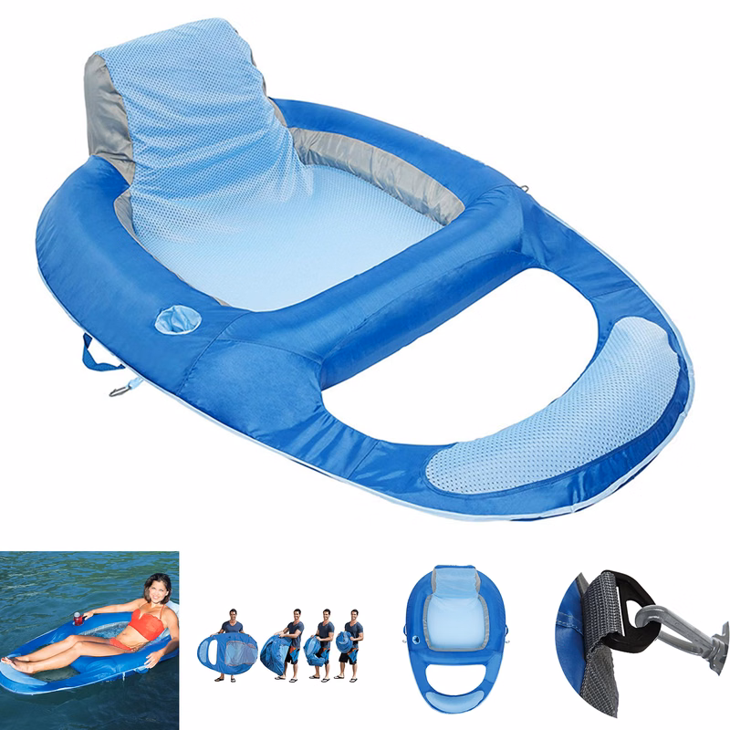 Premium Floating Lounger With Fast Inflation
