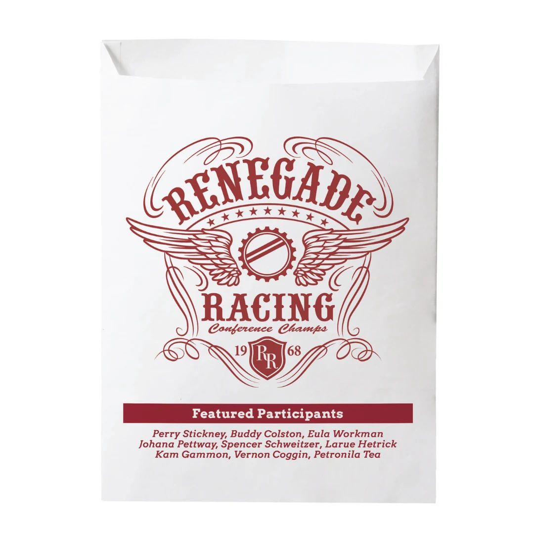 One Color 2-Sided Paper Merchant Bag (7.5" x 10") 1