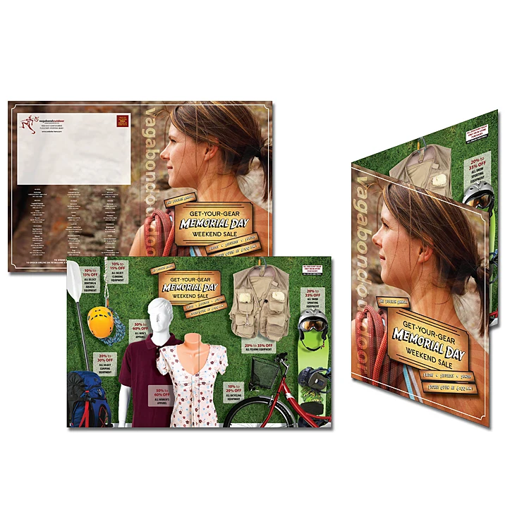 Bi-Fold Flyer Brochure - 11x17 - Gloss Text 1