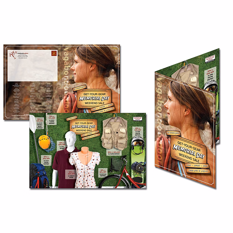 Bi-Fold Flyer Brochure - 11x17 - Gloss Text