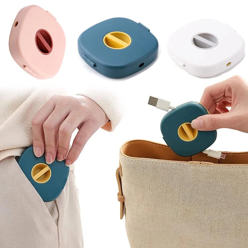 Cord Winder Headset Smart Storage Box Phone Holder 1