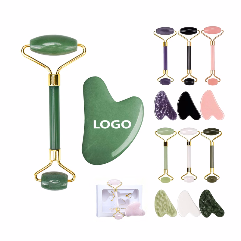 Face Roller and Guasha Massager Set