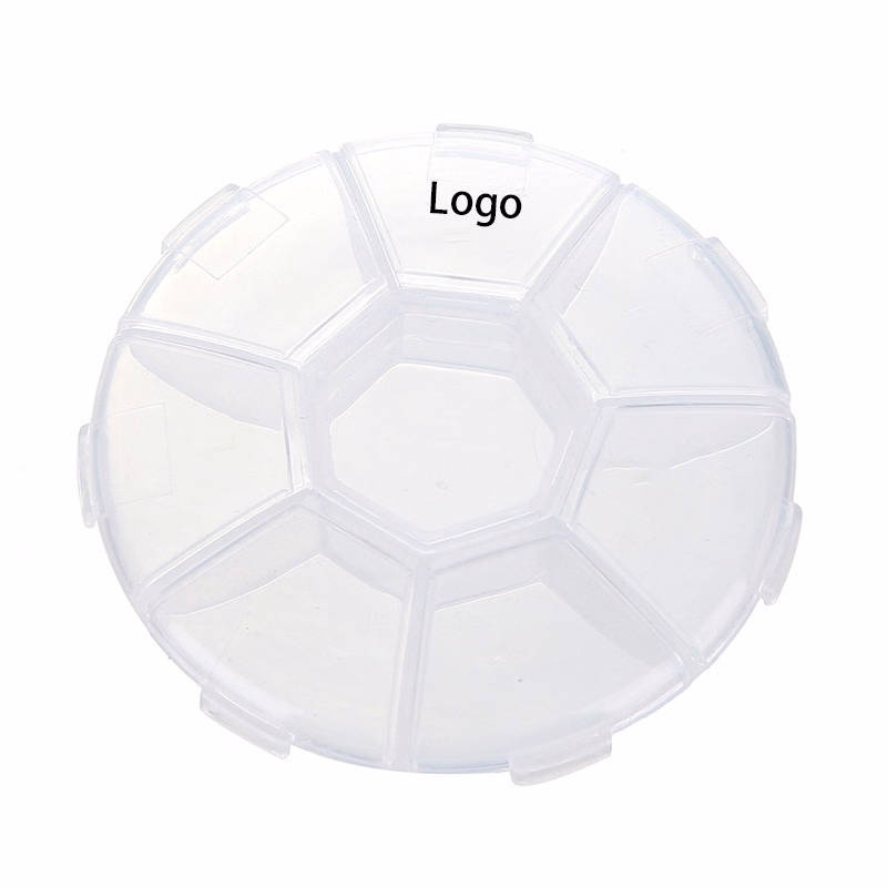 Detachable Round Weekly Pill Organizer