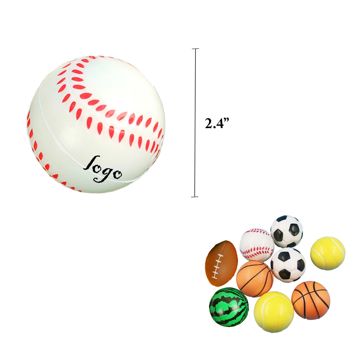 24-Inch PU Stress Balls Elastic Relief 1
