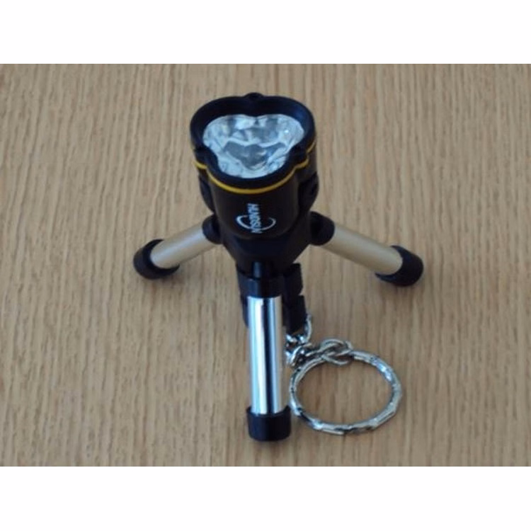 New Gift Triangle Bracket LED Light with Key Chain