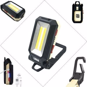 Portable COB Flashlight With Stand And 4 Light Modes