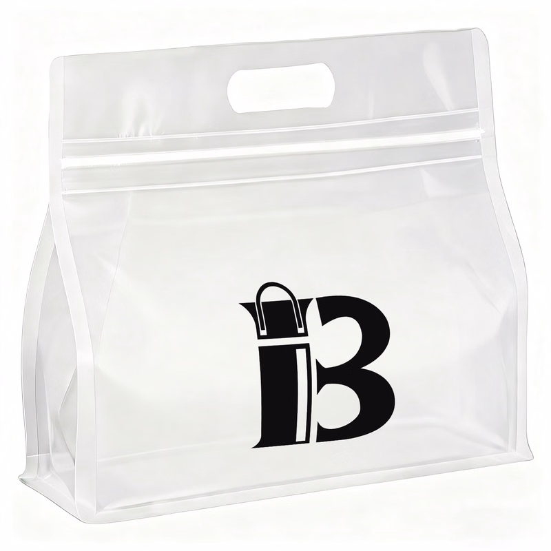 Food Storage Transparent Frosted Tote Seal Bag