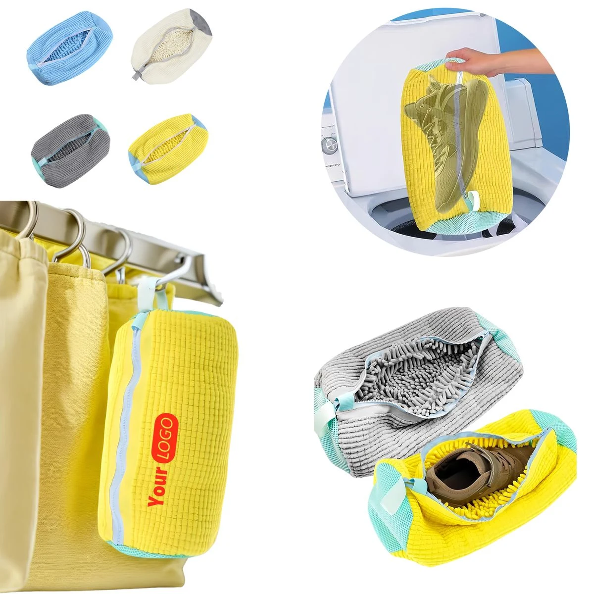 Polyester Machine Washable Shoe Wash Bag 1