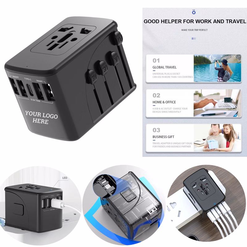 Worldwide International Travel Home Office Plug Adapter
