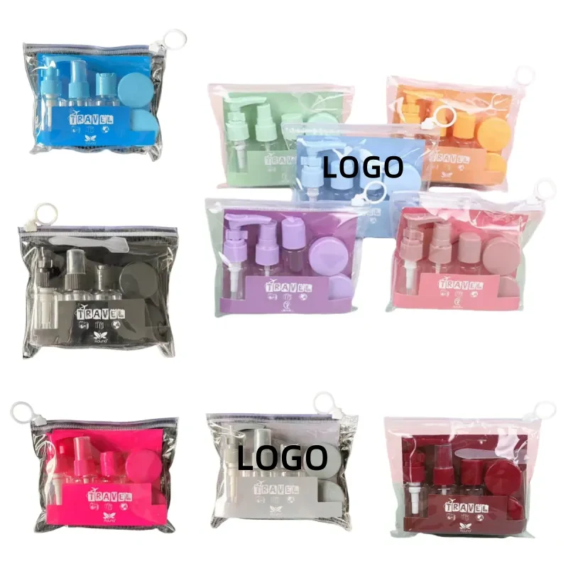 7 in 1 Cosmetics Travel Bottle Set 1