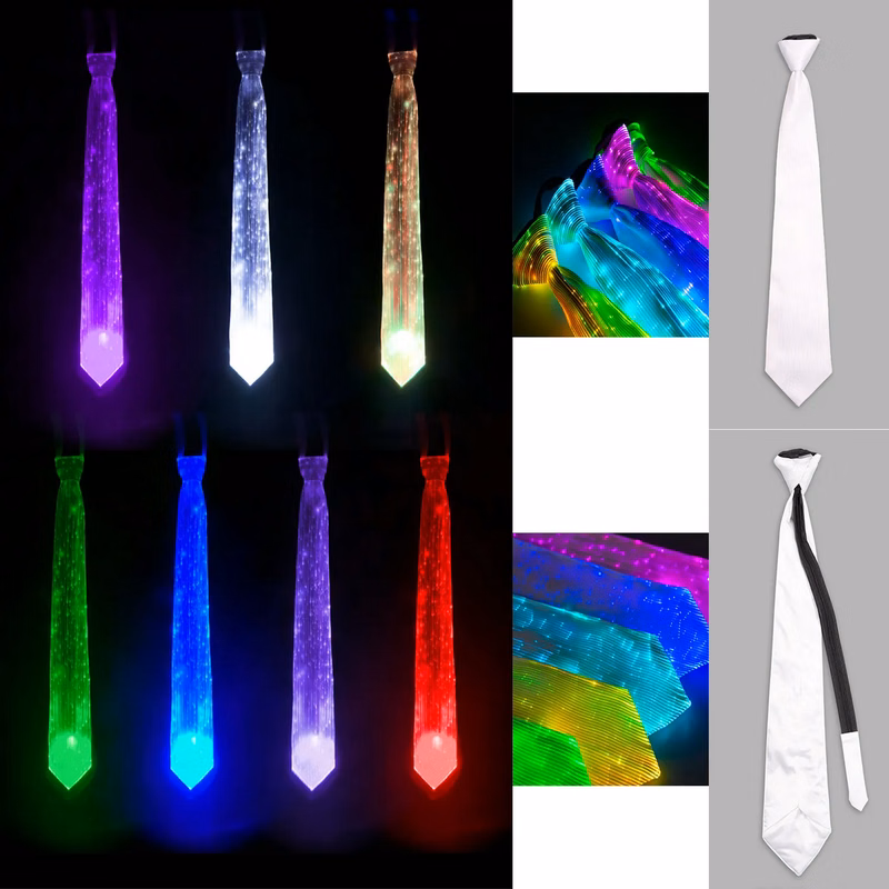 Multiple Color Led Light Up Neck Tie