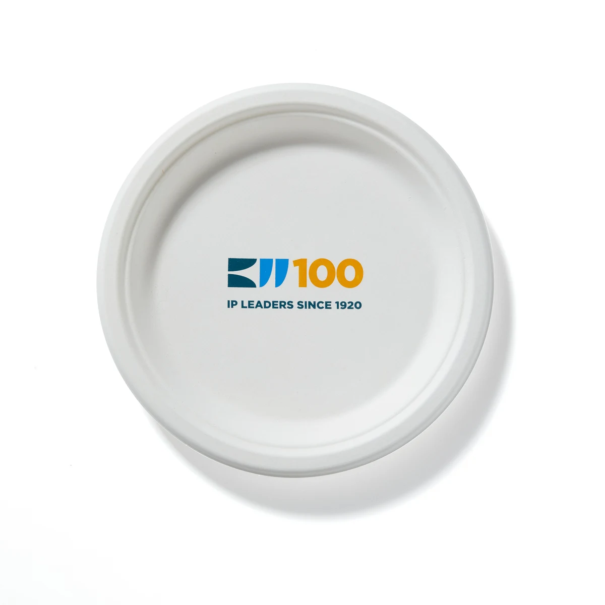 10"d Compostable Kraft Paper Plates 1