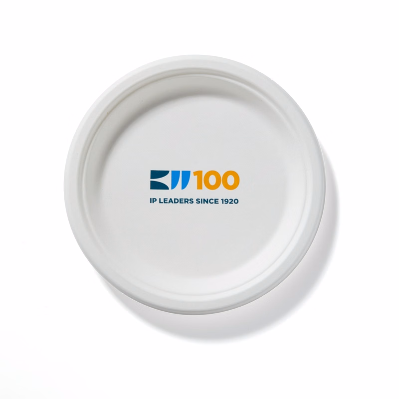 10"d Compostable Kraft Paper Plates
