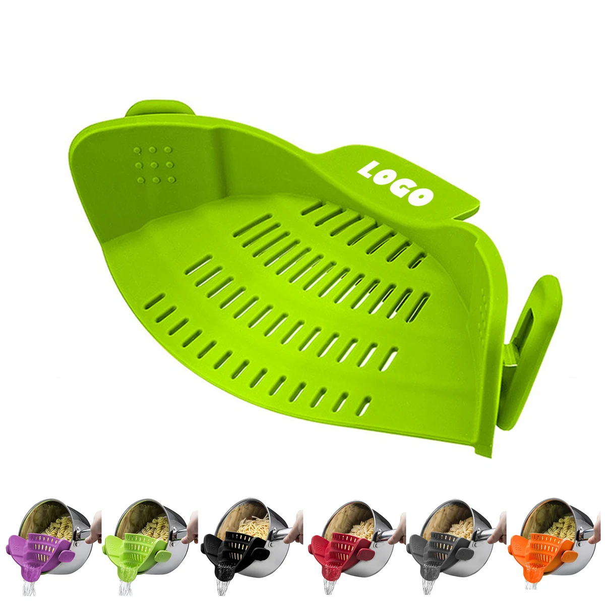 Silicone Kitchen Food Pot Strainer 1