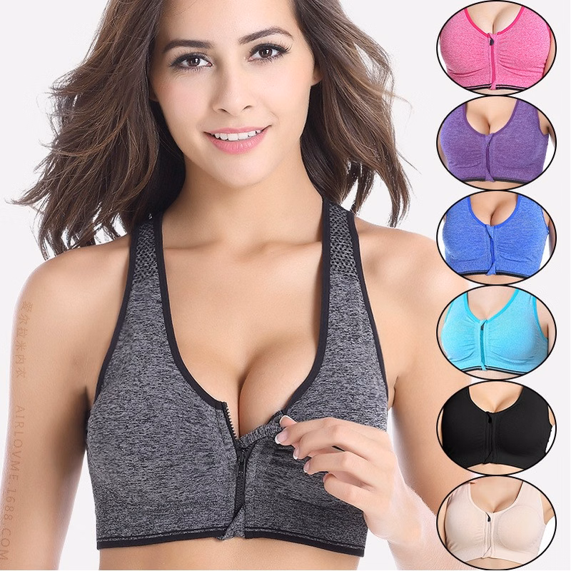 Cotton Breathable Push Up Yoga Sports Bra