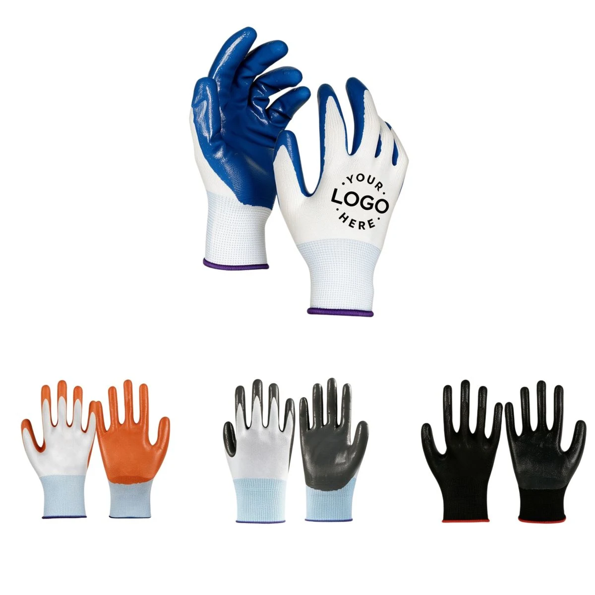 Thickened Nitrile Dipped Protective Gloves 1
