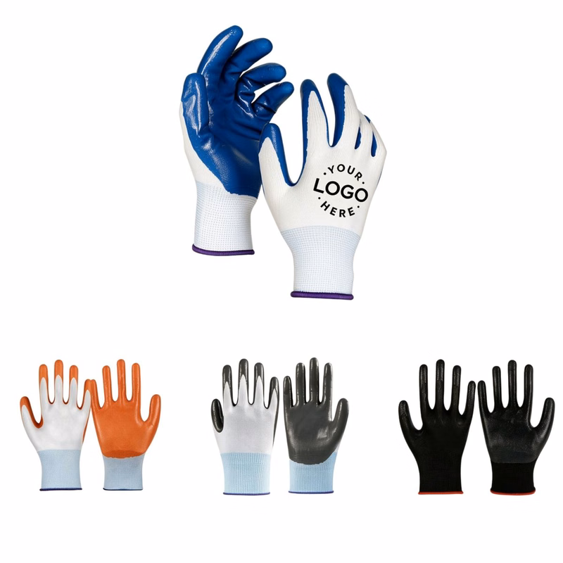 Thickened Abrasion-Resistant Nitrile Gloves