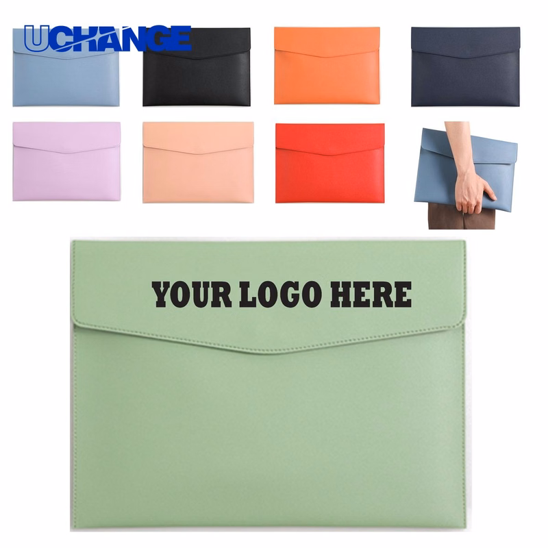 Portable PU Leather A4 File Pouch