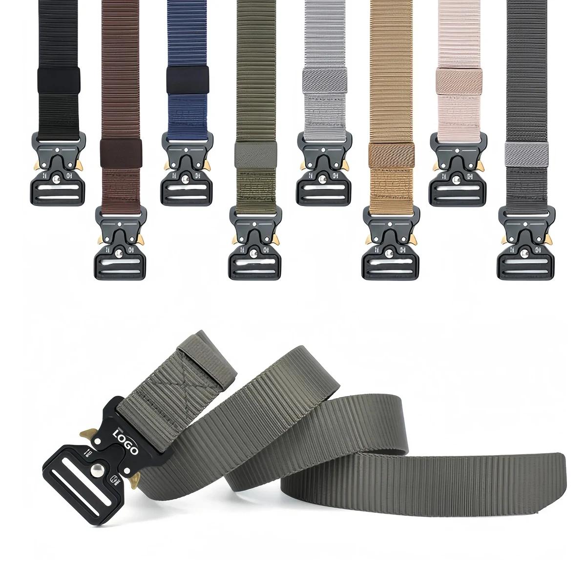 Nylon Tactical Belt With Cobra Buckle For Outdoor Training 1