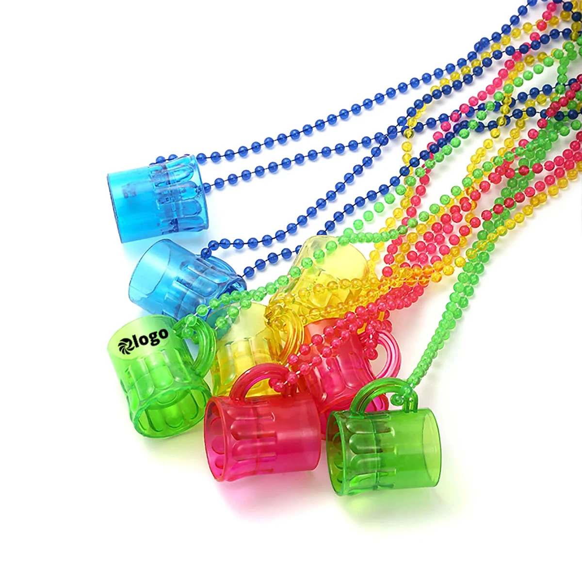 Beer Mug Plastic Necklace 1