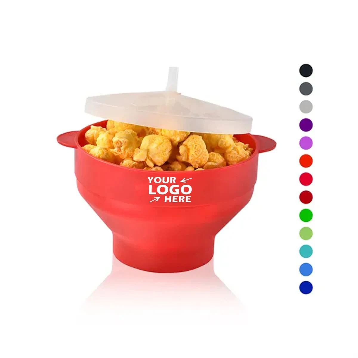 Microwave Collapsible Silicone Popcorn Maker Bowl 1