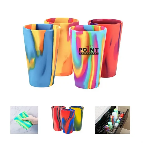 16 Oz Silicone Pint Glass 1