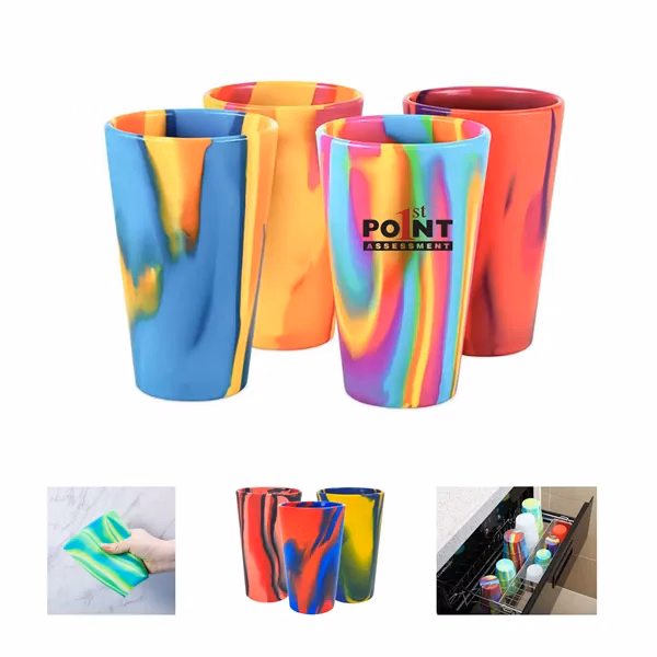 16 Oz Silicone Pint Glass