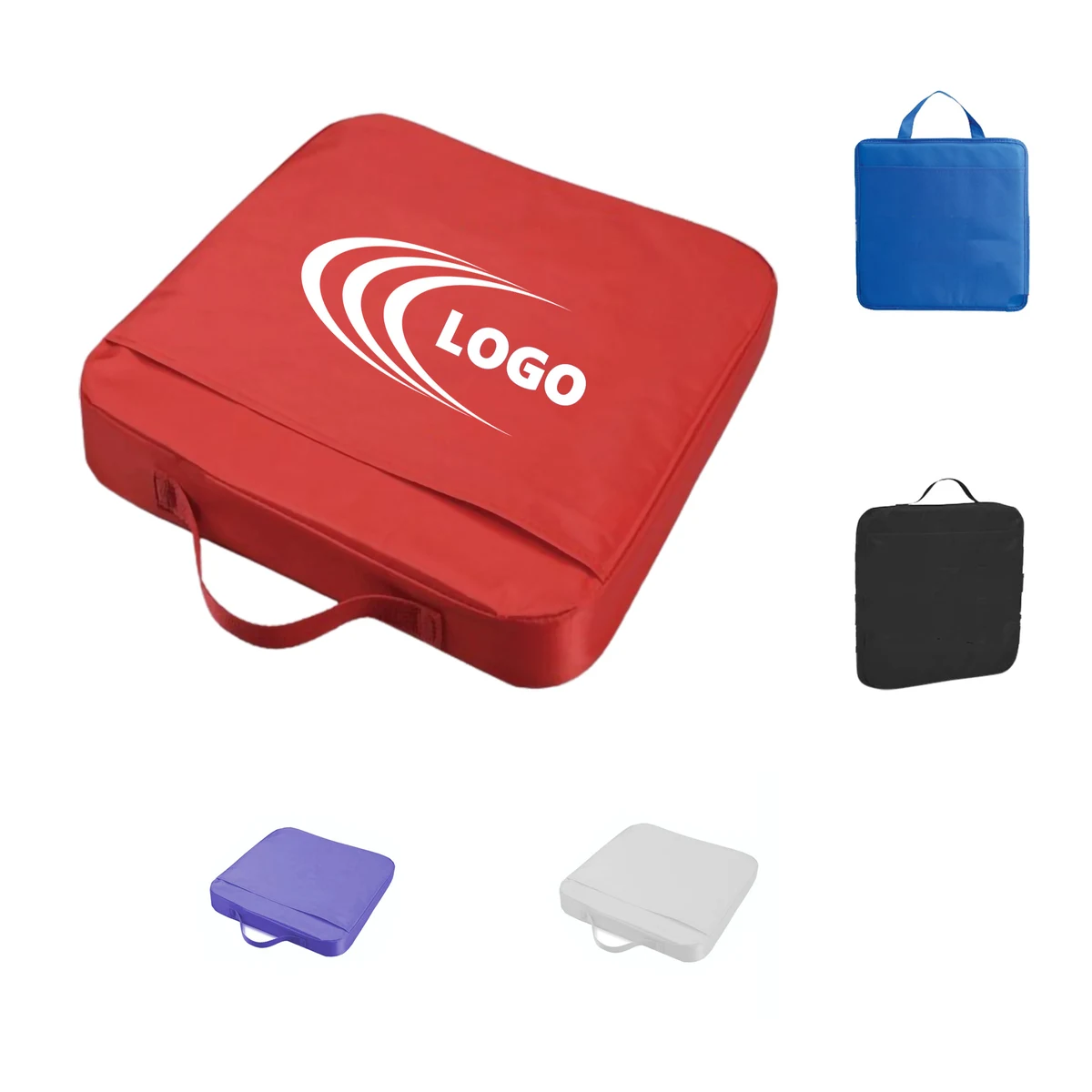 MOQ500 Custom Memory Foam Stadium Seat With Handle 1