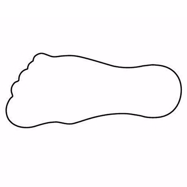 Large Foot Magnet - Full Color