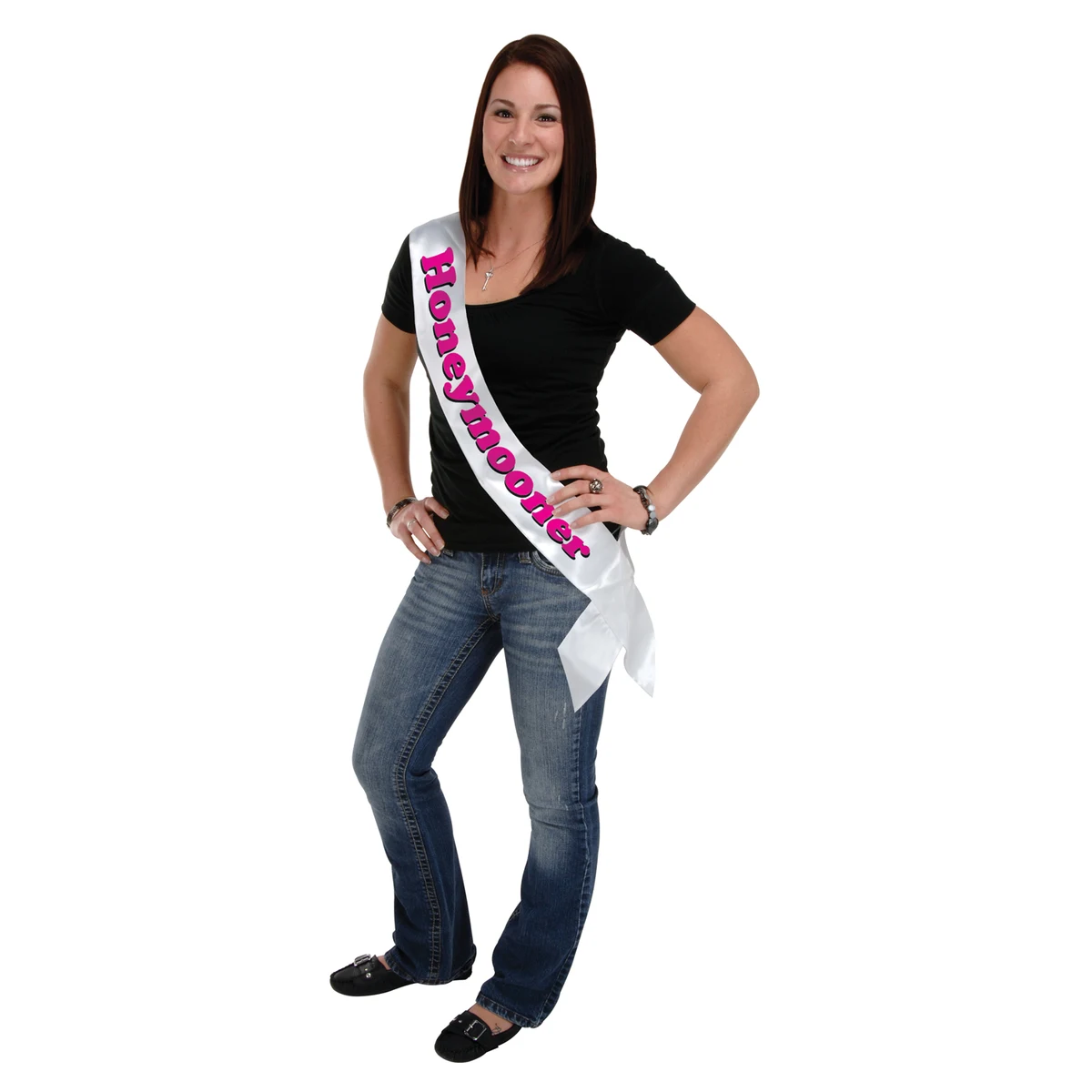 Honeymooner Satin Sash 1