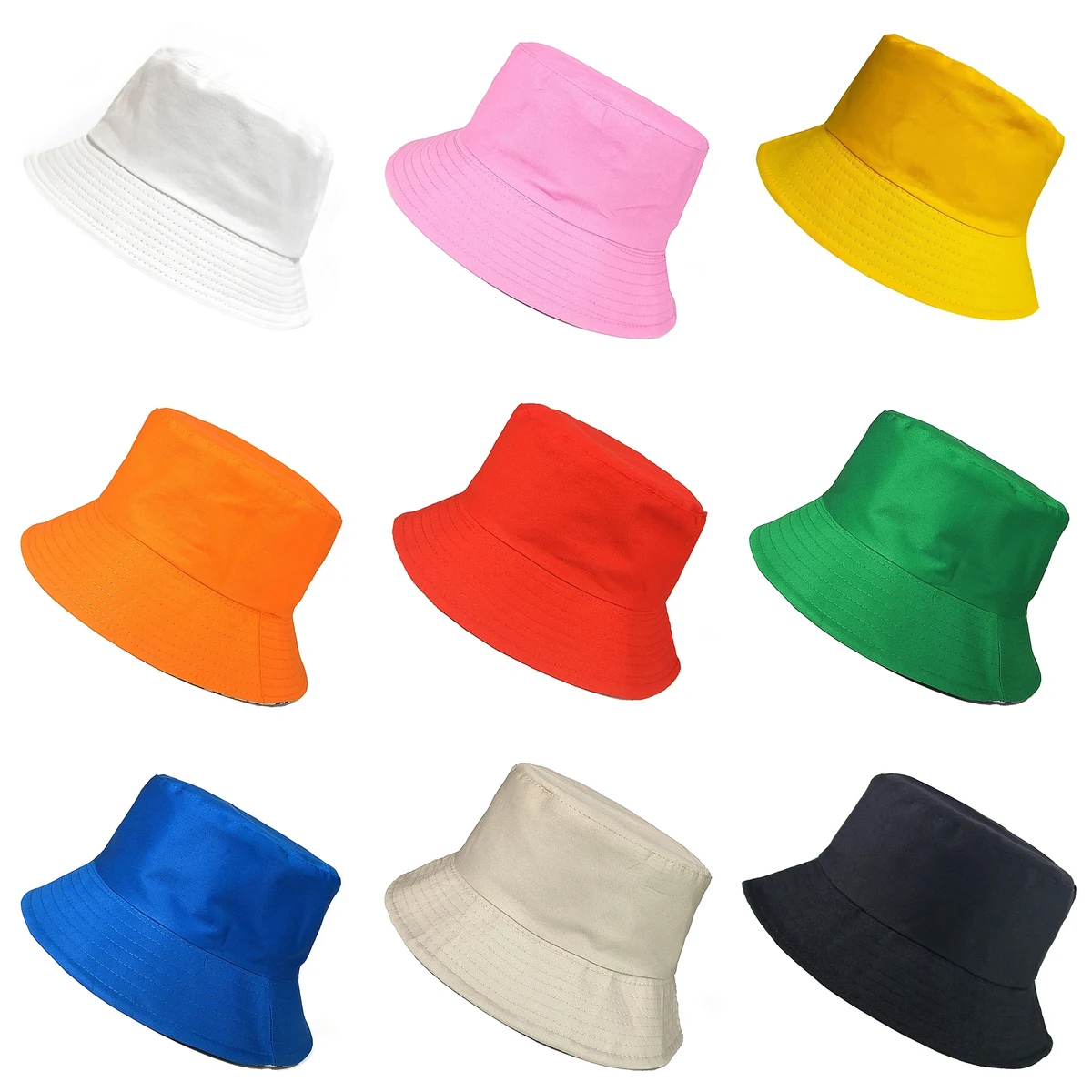 MOQ50pcs Kids Travel Beach Sun Hat Caps 21.2" Circumference 1